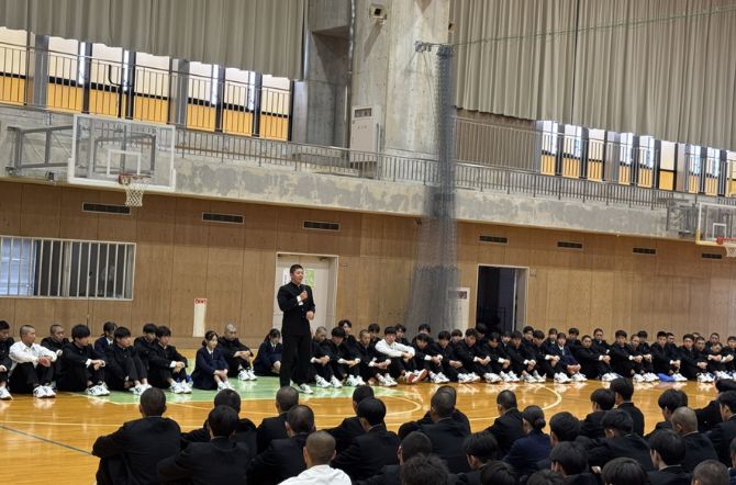 Pコース対面式を行いました。