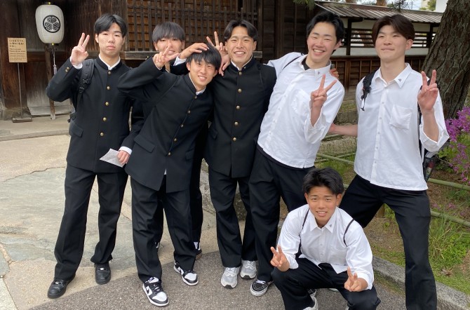 高校3年生　遠足に行ってきました。