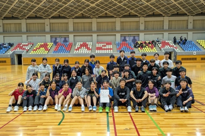 バドミントン部　金沢地区大会3位入賞しました！
